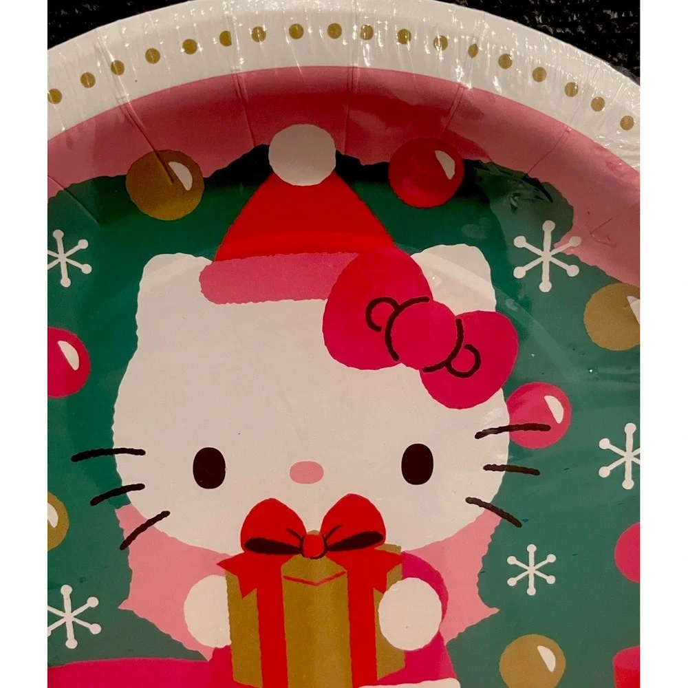 Pack Of 8 Hello Kitty‎ Christmas Happy Holidays Party Supplies 9